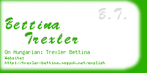 bettina trexler business card